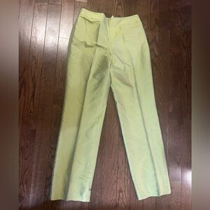 Talbots Green Pure Silk trousers
